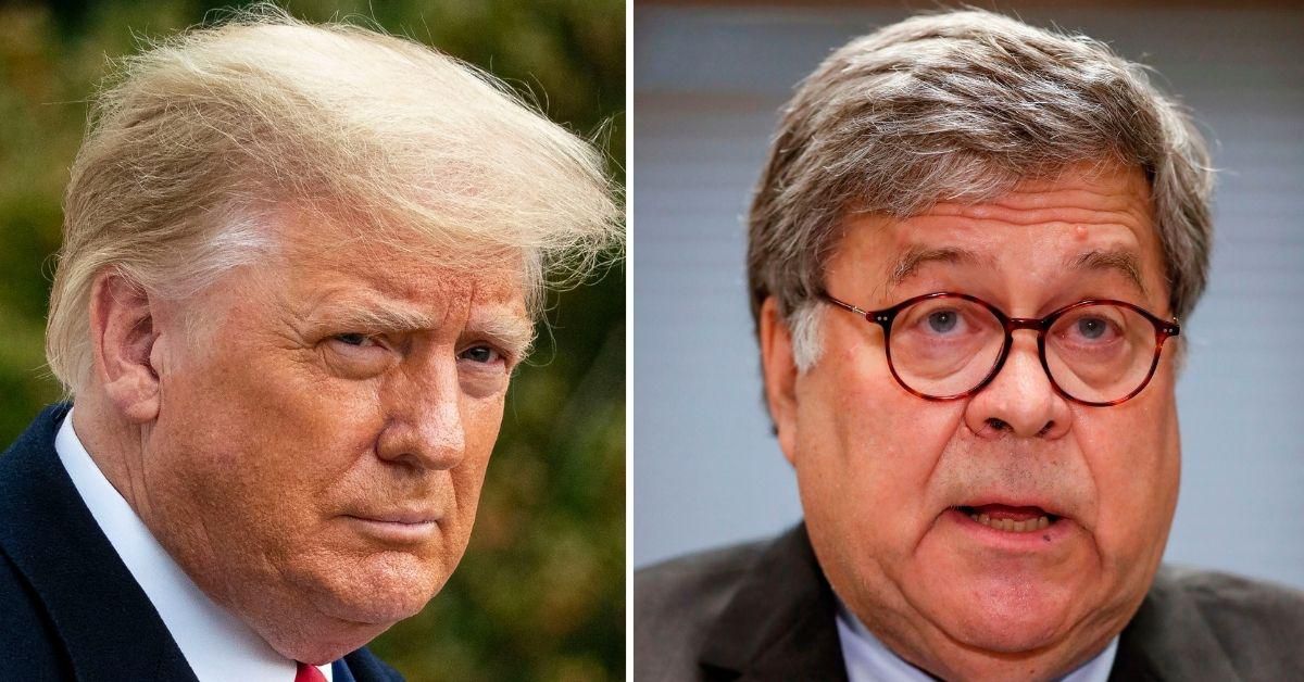 Trump Is Getting Roasted For His Oddly Cheery Tweet Announcing Bill Barr's Resignation