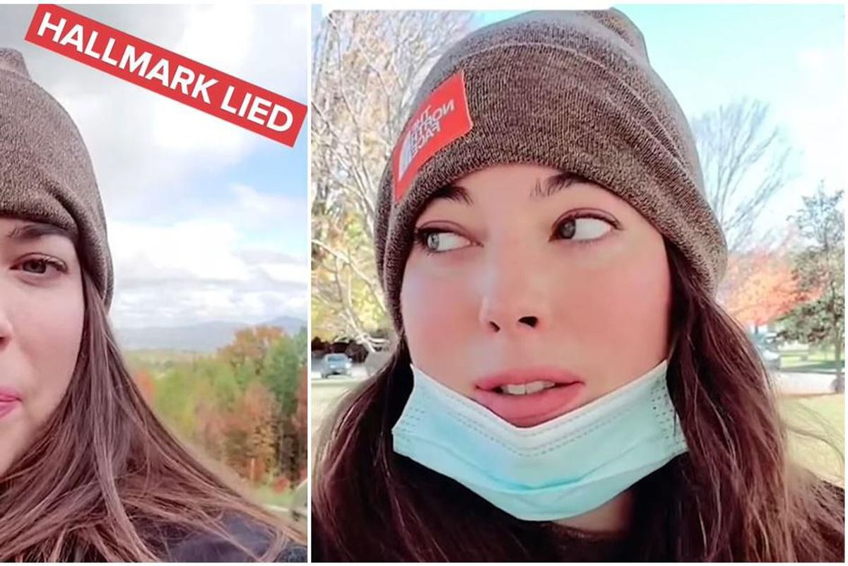 Woman tries to find love like everyone does in Hallmark Christmas movies and fails miserably