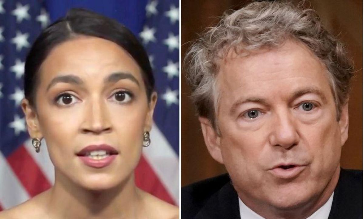 AOC Perfectly Shuts Rand Paul Down After He Tried to Come for Her Over Taking the Vaccine