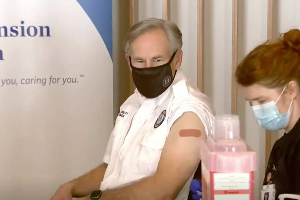 Texas Gov. Greg Abbott receives 'safe and easy' COVID-19 vaccine, joining other state and Austin officials