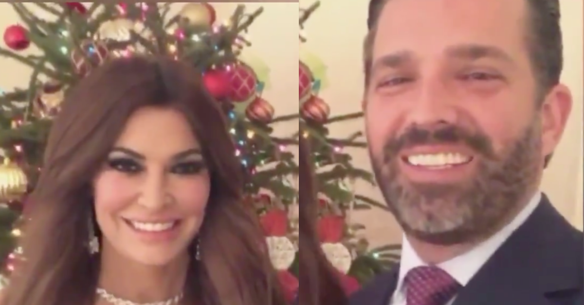 Don Jr. Blasted After Awkwardly Mocking His Girlfriend To Her Face In Their Cringey Christmas Video