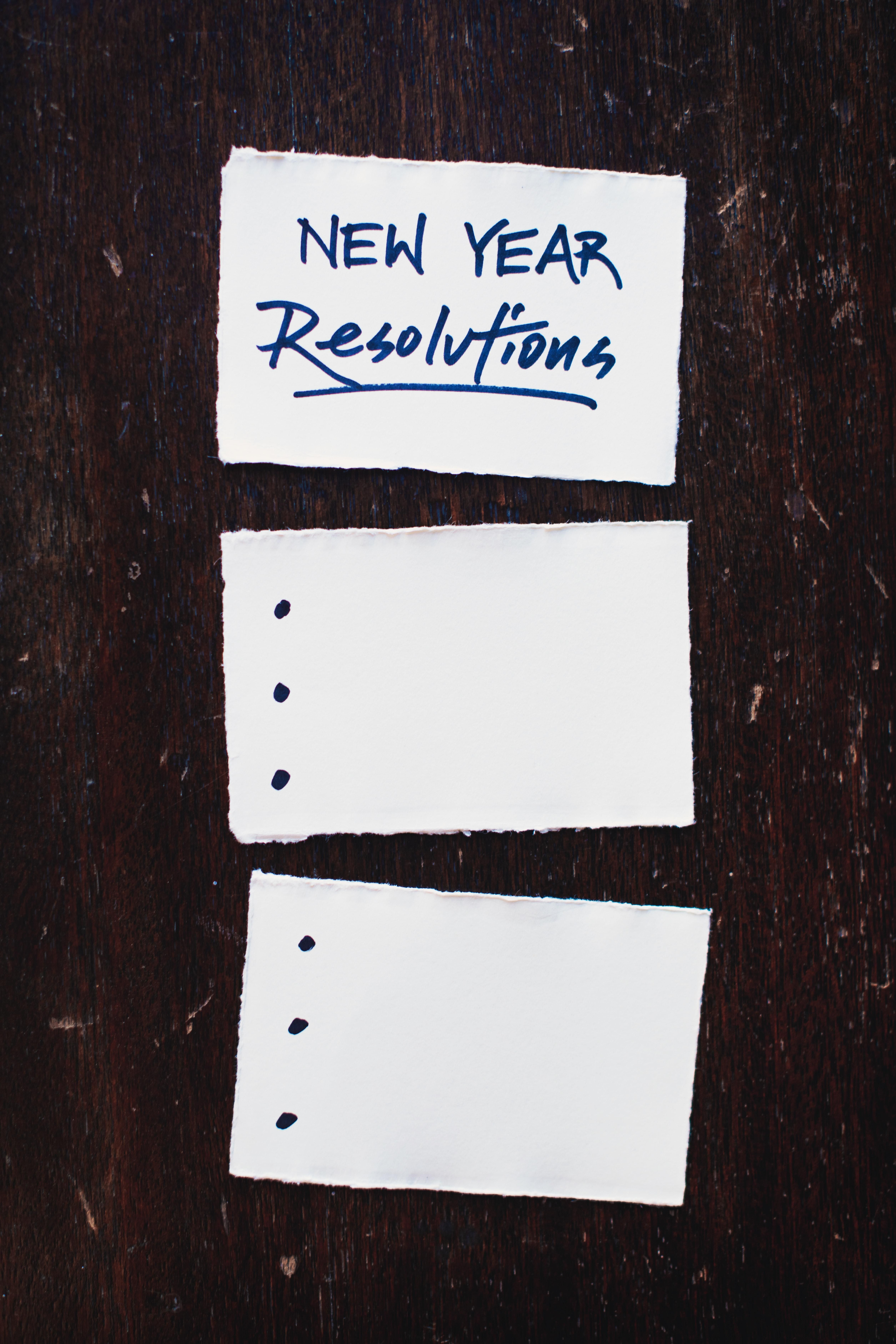 My Take On New Year's Resolutions