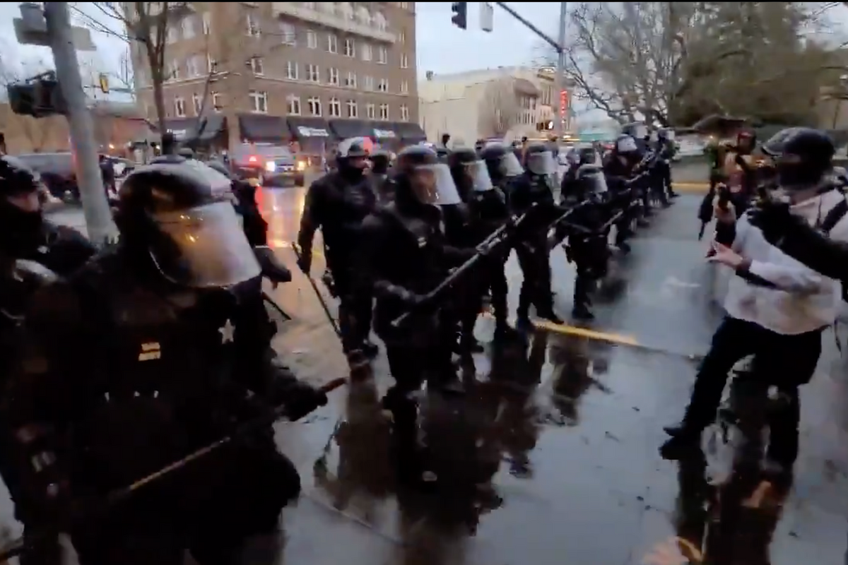 Awkward! Proud Boys And Cops Have Very Public Breakup