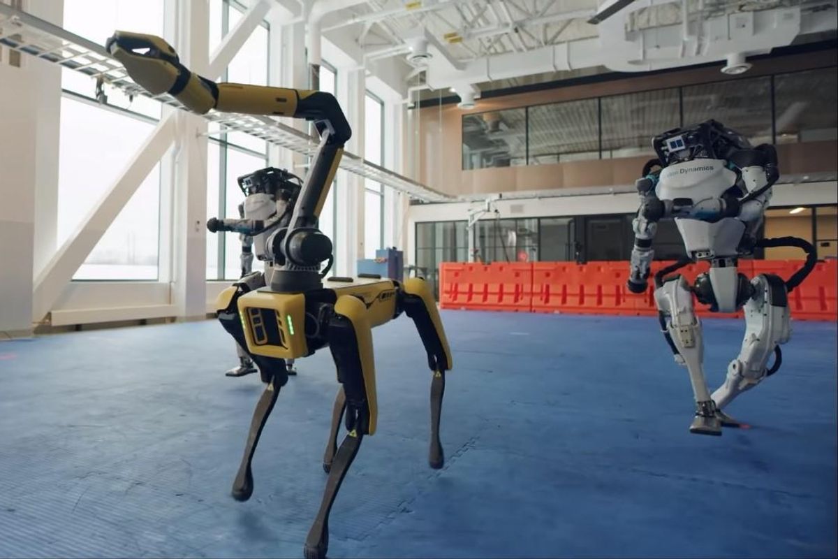 Boston Dynamics Robots Dancing