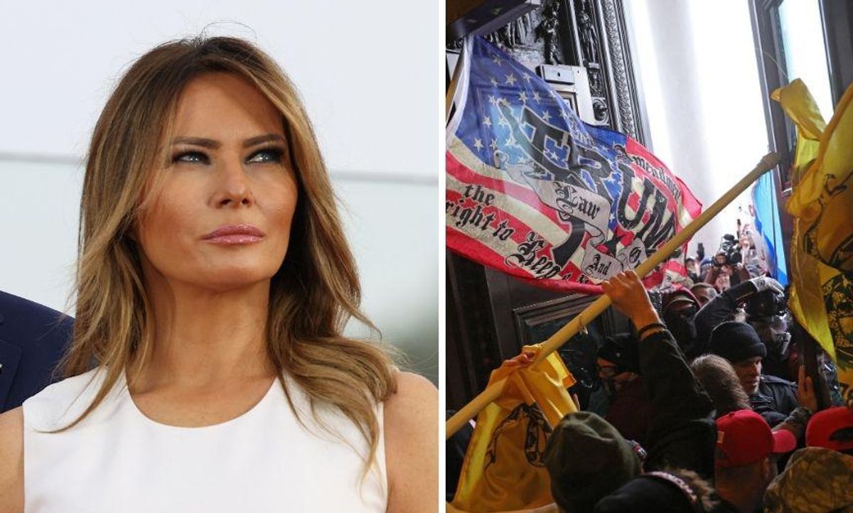 Melania Somehow Makes the Capitol Riots All About Her in Bizarre Farewell Message