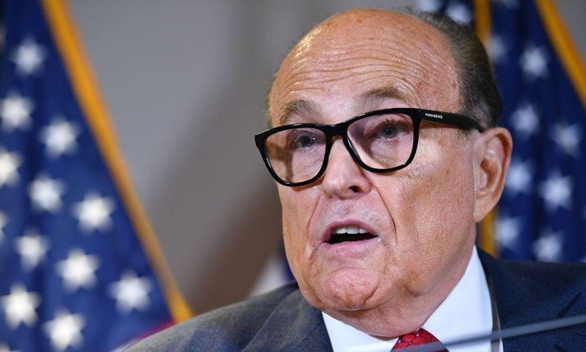 Rudy Roasted After Tweet's Questionable Punctuation Becomes a Self Own for the Ages