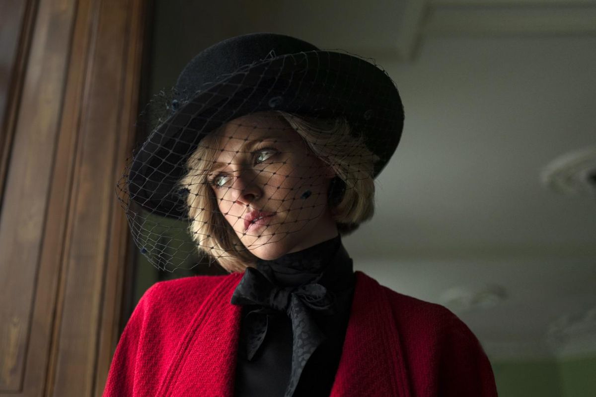 Kristen Stewart as Princess Diana in the upcoming film, "Spencer"