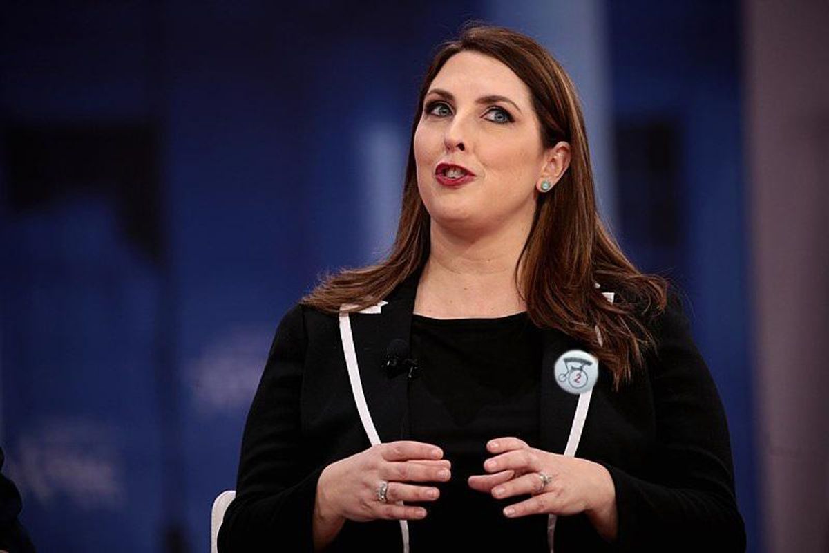 WaPo: Ronna McDaniel Very Sorry For All The Awful Things She Will Keep On Doing As RNC Chair