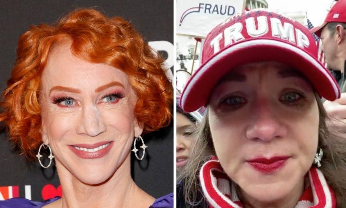 Kathy Griffin Gets Last Laugh After Reporting Right Wing Troll to the FBI for Participating in Capitol Riots