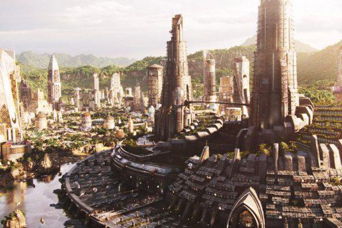 View of Wakanda from Black Panther