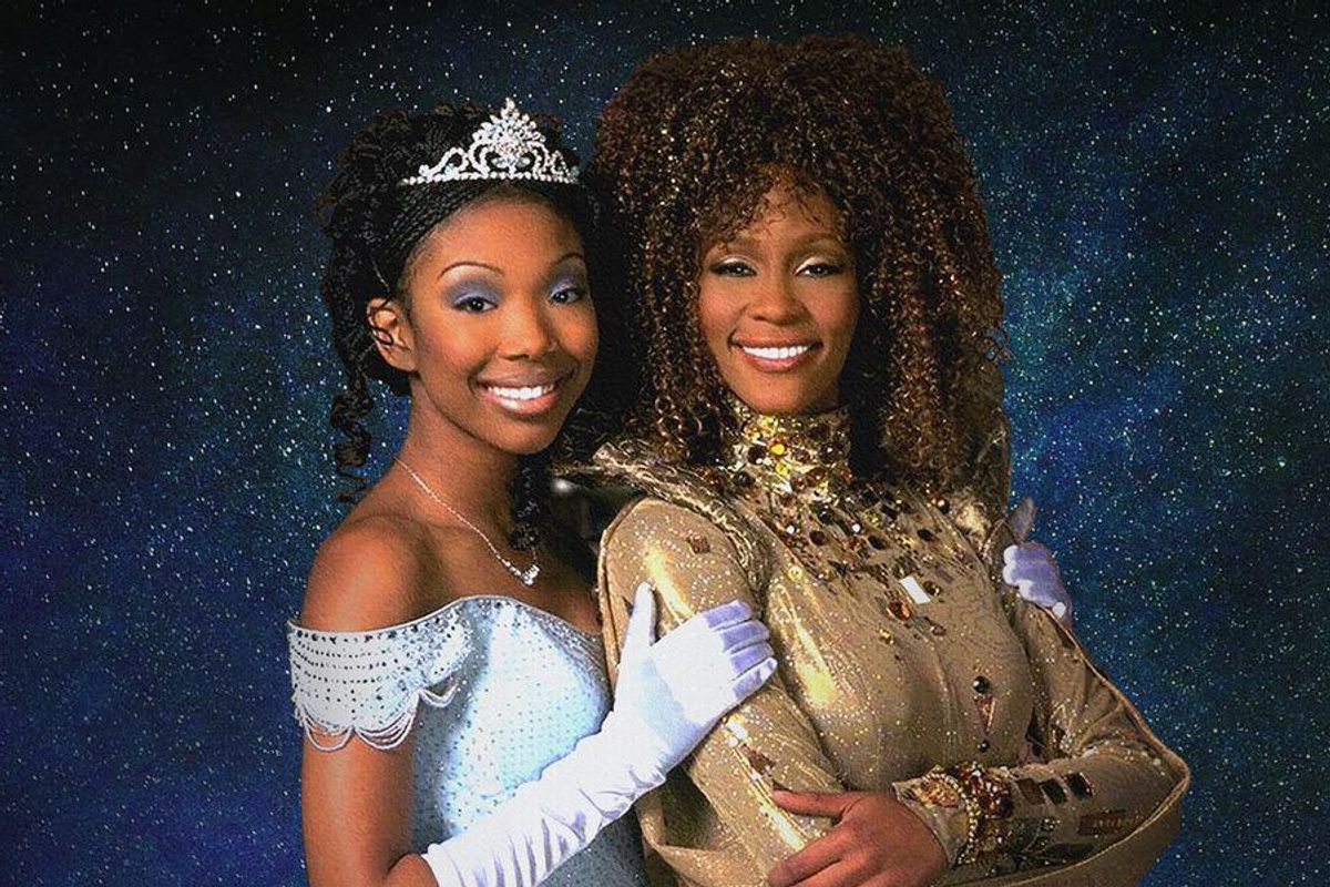 Brandy Norwood and Whitney Houston in Cinderella 