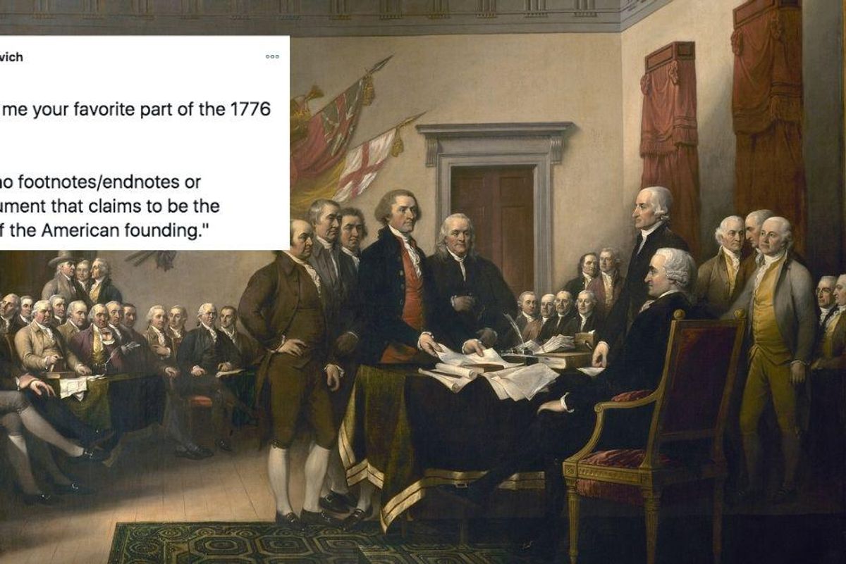 The 1776 Report is rife with 'errors, distortions, and outright lies' say historians