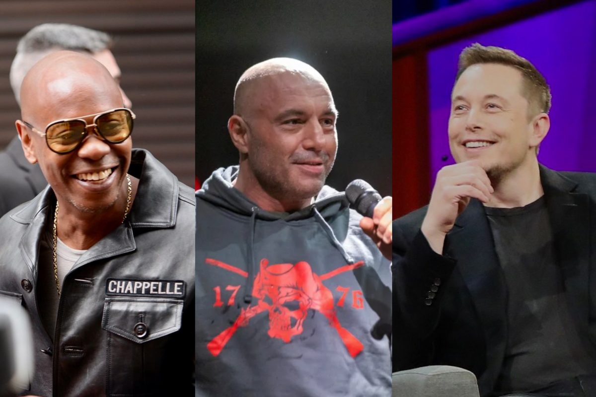 Spotted: Elon Musk, Joe Rogan and Dave Chappelle walk into Stubb's BBQ