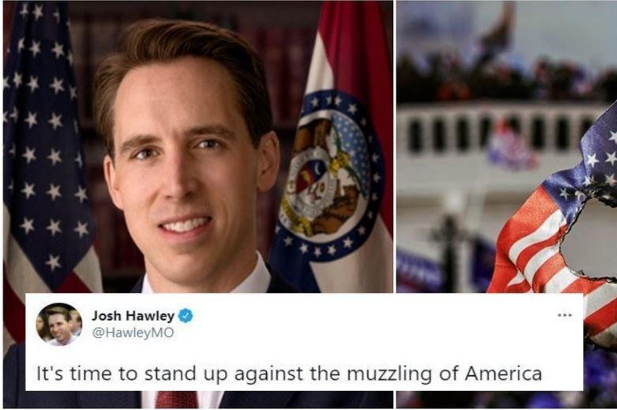 No, Josh Hawley, you're not being 'canceled.' This is what happens when a dumb coup fails.