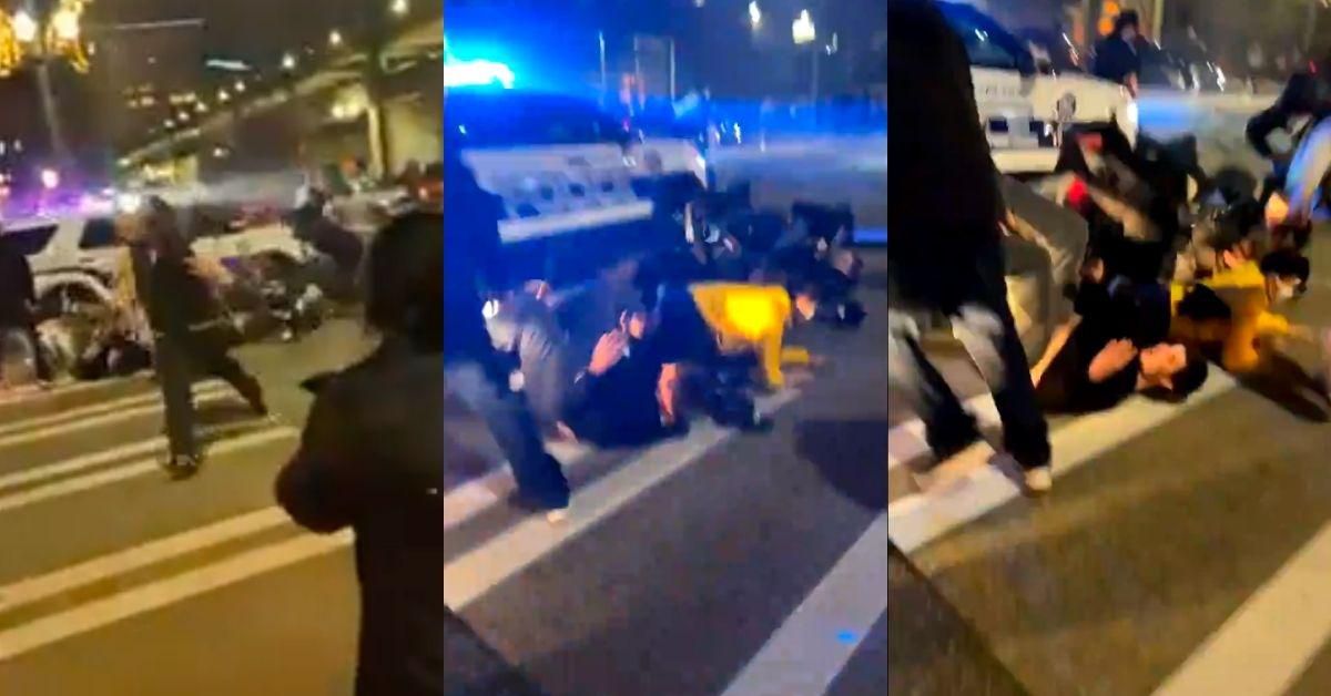 Video Of Washington Police SUV Ramming Into Crowd And Running Over People Prompts Outrage