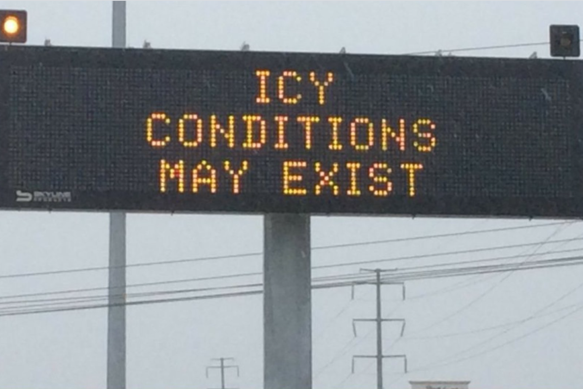 Icy roads lead to 21 car crashes, road closures