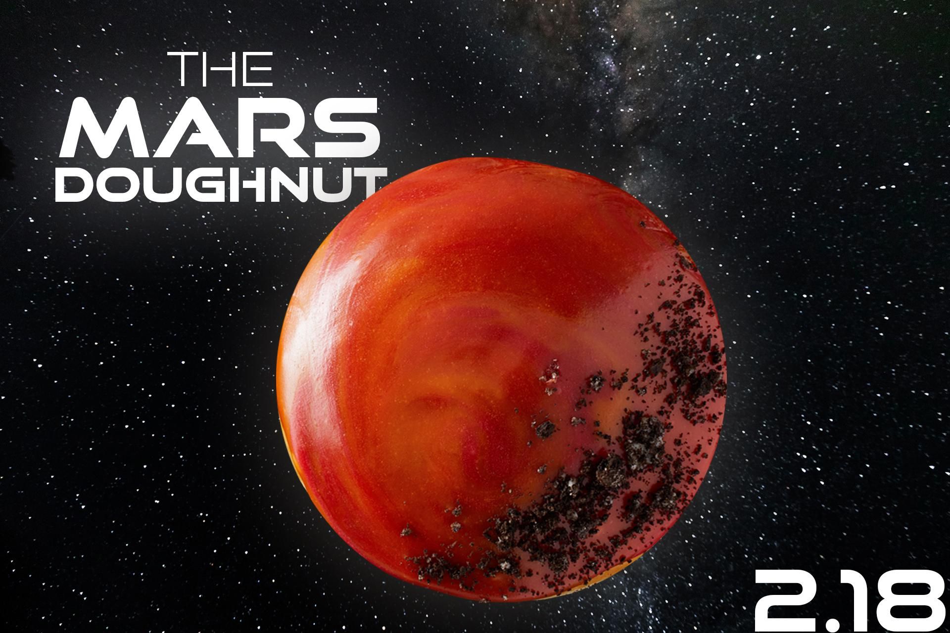Krispy Kreme will have a Mars Doughnut for one day only