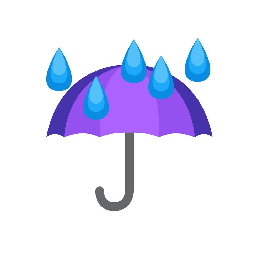 Rain + Umbrella Emoji xoNecole Women's Interest, Love, Wellness, Beauty