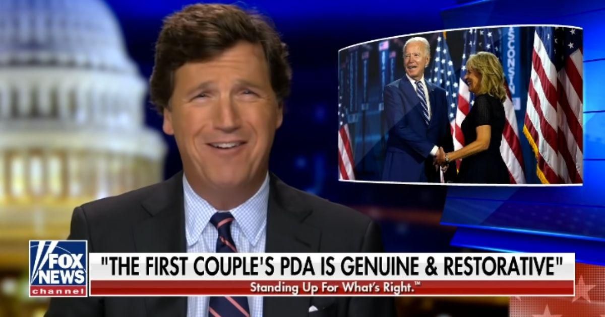 Tucker Carlson Dragged For New Conspiracy Theory That Joe and Jill Biden's Relationship Is Fake