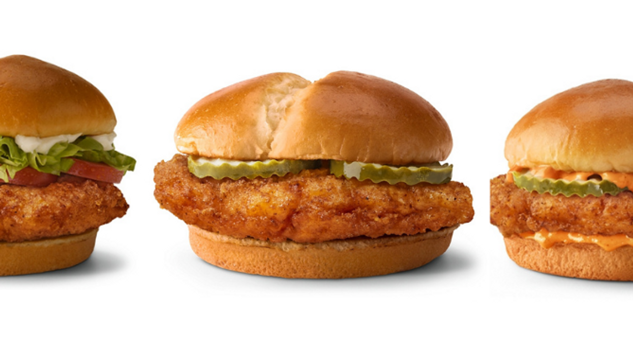 McDonald's has a new trio of chicken sandwiches you can try now
