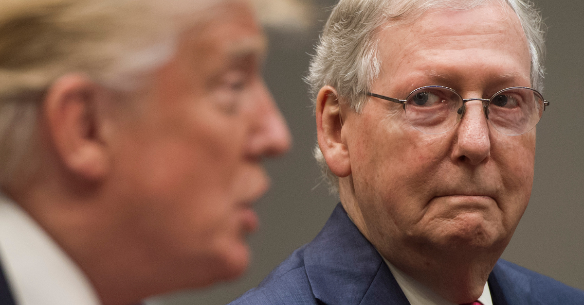 Mitch McConnell Blasted For Saying He'd Back Trump In 2024 Just Weeks After Condemning Him