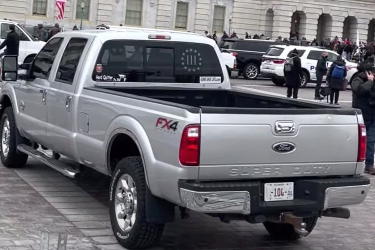 Mystery Solved! Hitler-Quoting Rep's Husband Brought That Three-Percenter Truck To The Capitol Riots!