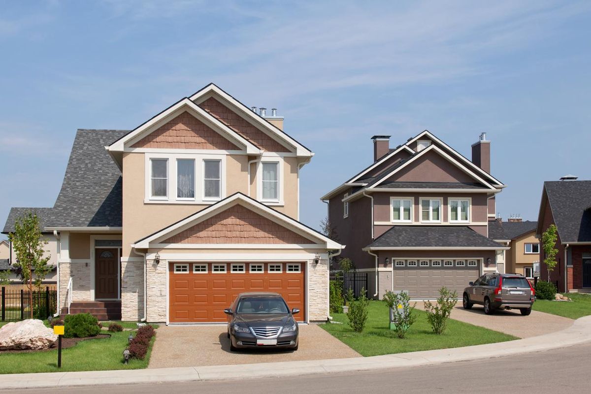 Stock image of an American house