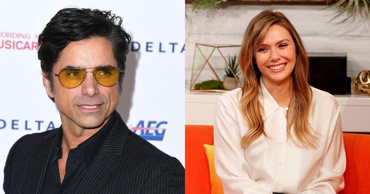 John Stamos Just Posted A Throwback Pic Of Elizabeth Olsen From The '90s—And It's Too Cute