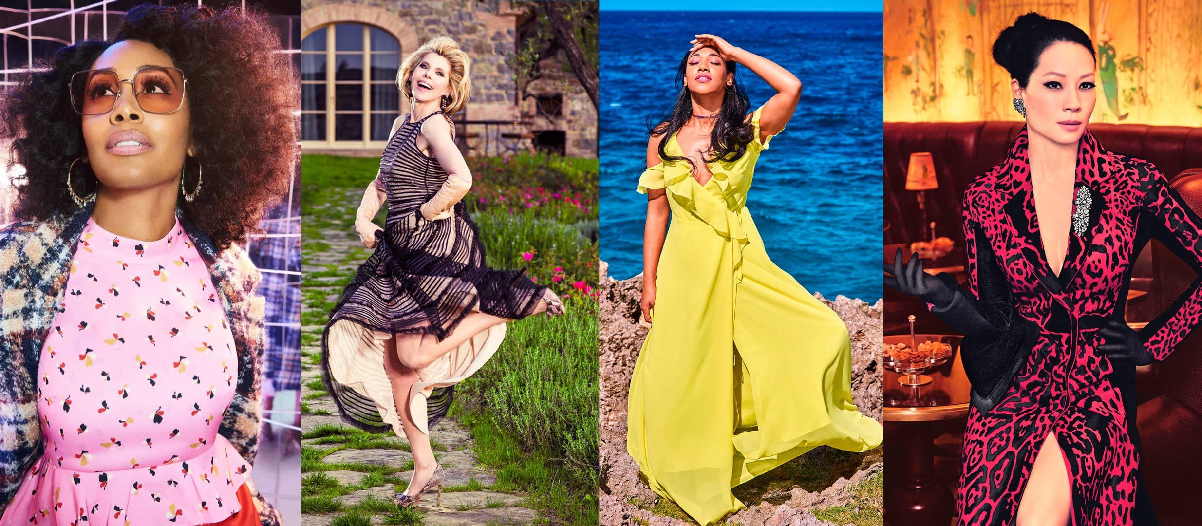 Simone Missick, Christine Baranski, Candice Patton, Lucy Liu