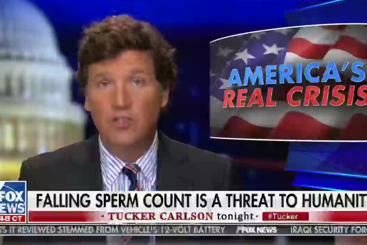 Oh Nothing, Just Tucker Giggling With The Trump Men About How Weird THIS OTHER GUY Is At Sex