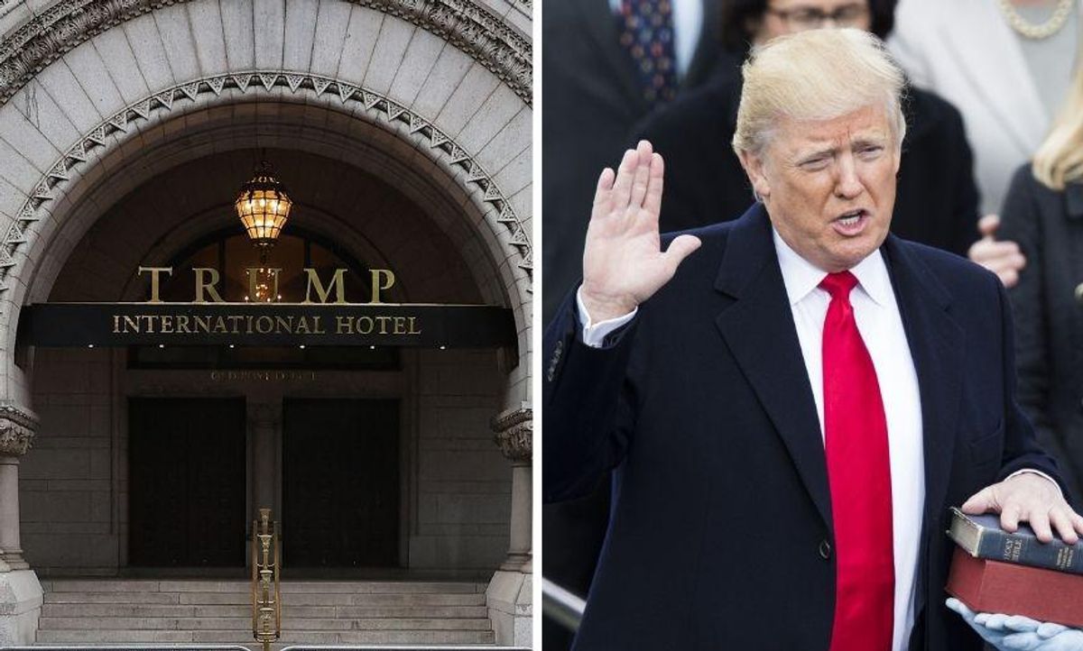 Trump Hotel Triples Room Rates Ahead of QAnon's Alleged Second Trump Inauguration Day