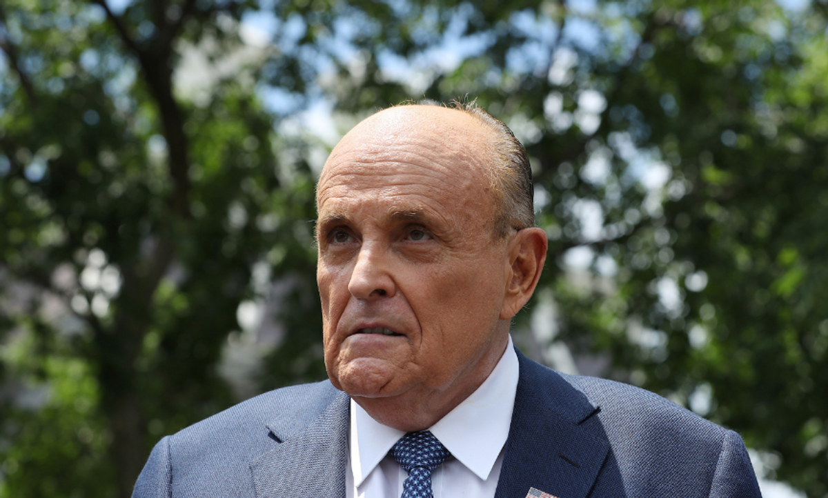 Rudy Warns Online Misinformation is a 'Danger to Democracy' and the Internet's Head Just Exploded