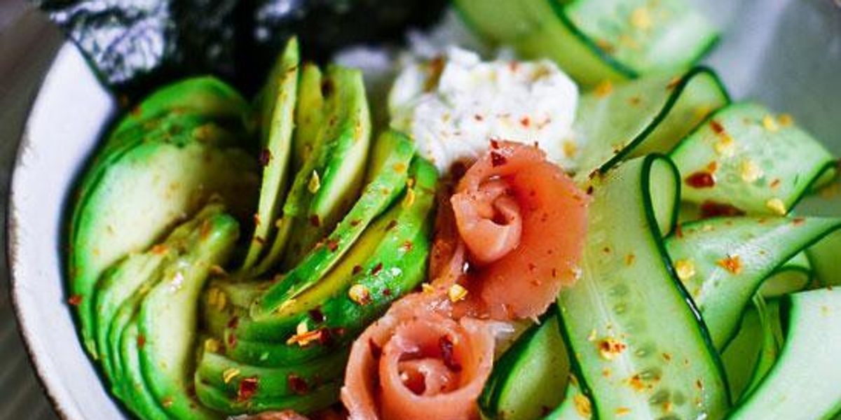 Smoked Salmon and Avocado Rice Bowl My Recipe Magic