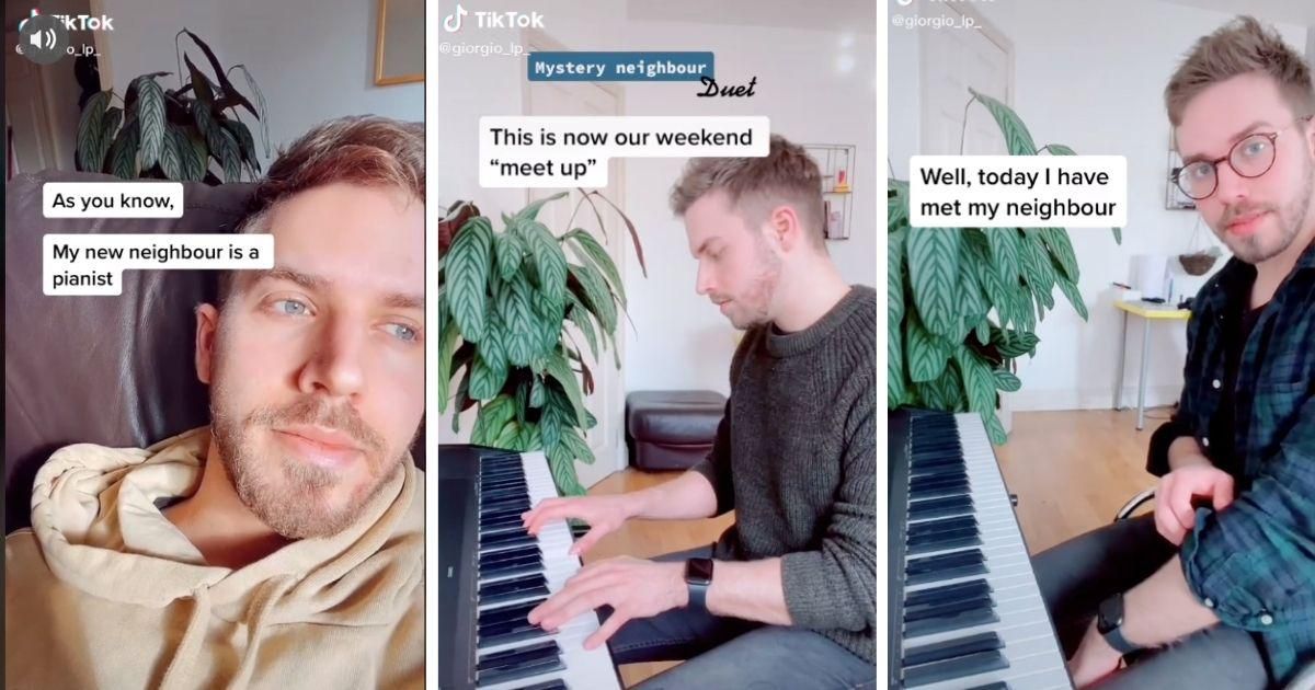 Mans through-the-wall piano duet with a mystery neighbor became a beautiful love story