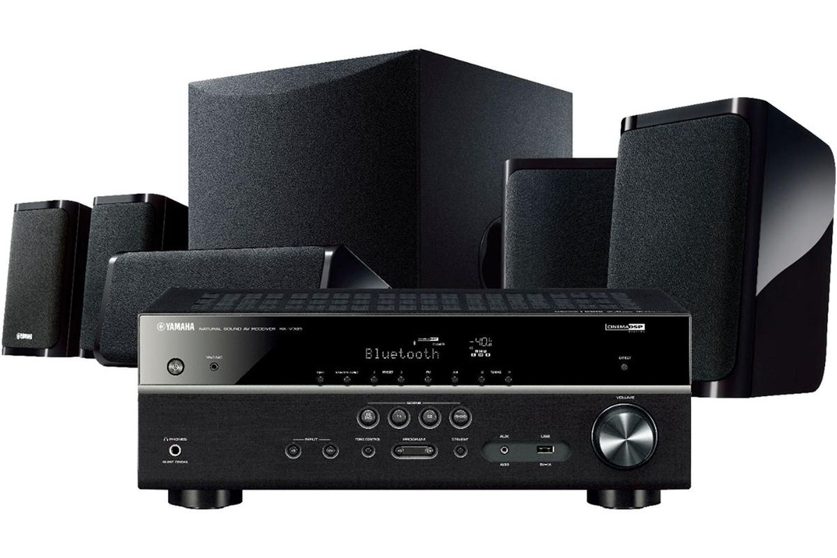 Yamaha AV receiver and surround sound speaker kit​