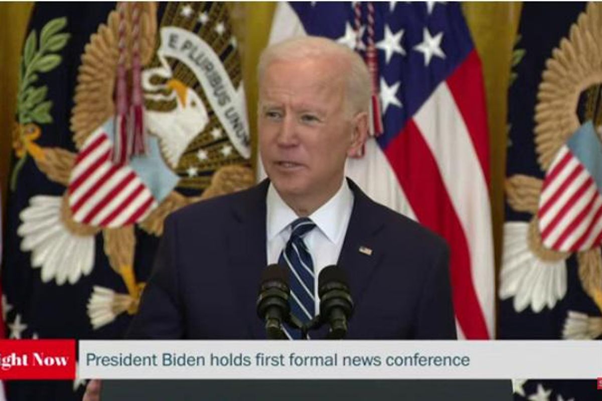 Joe Biden Neglects To Do Tight 20 On Toilet Pressure In Presser, Instead Says Facts, True Things, Kindness