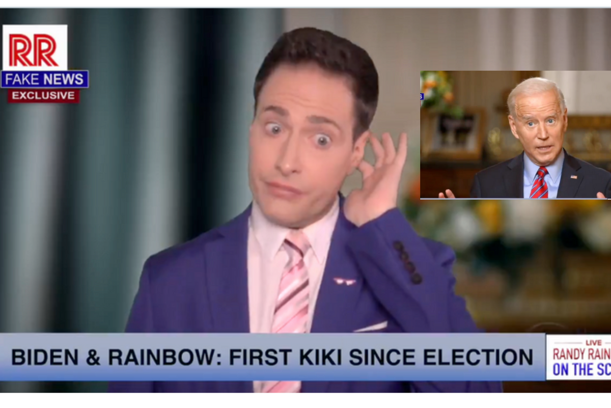 Randy Rainbow asks all the right questions in parody song interview with President Biden