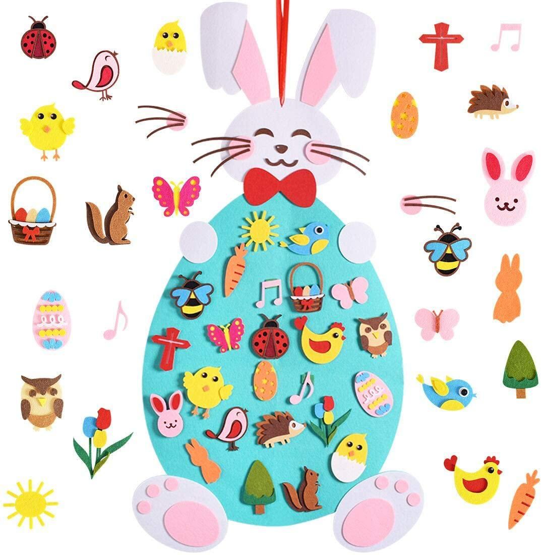 This Easter felt bunny is perfect for kids