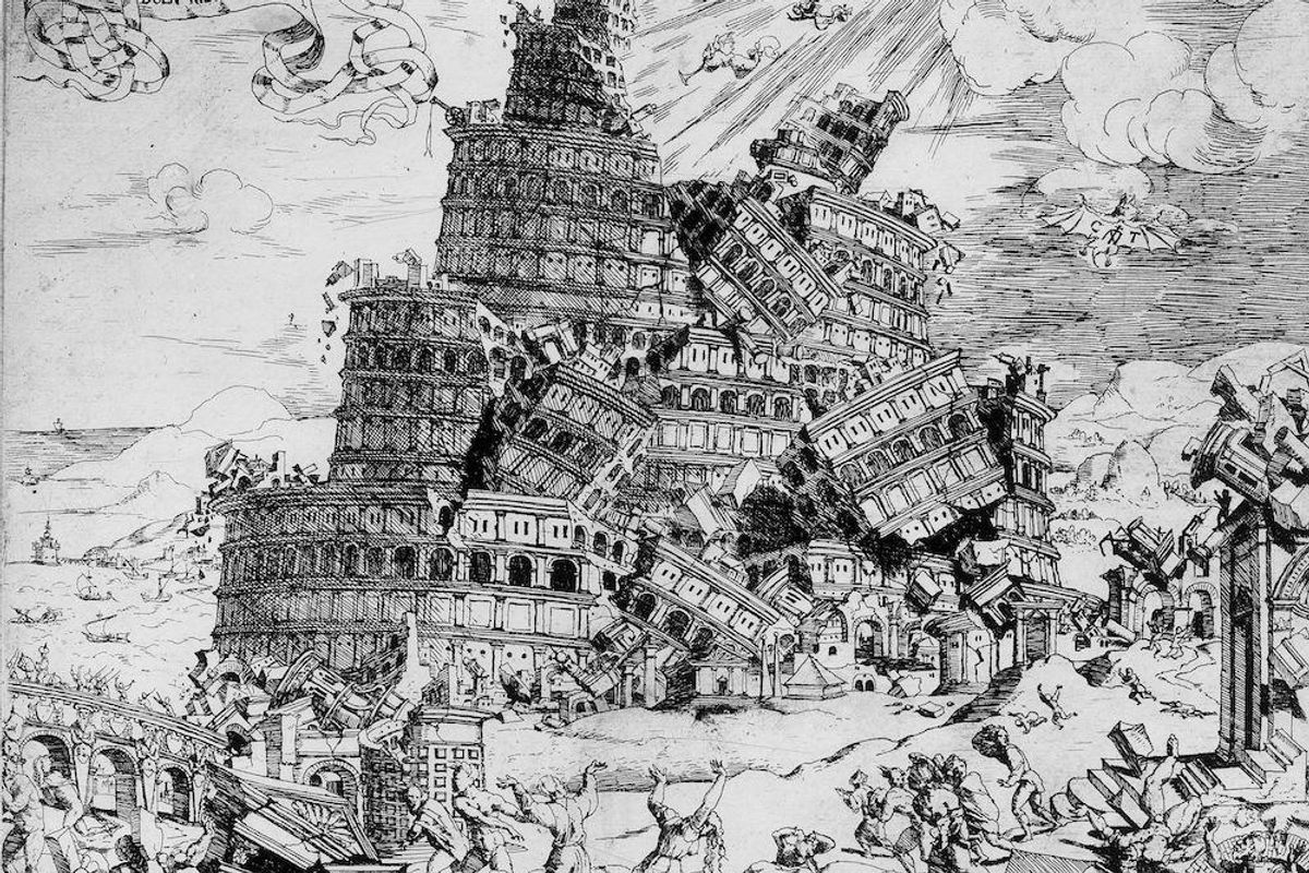 L’idea globale nuova torre di Babele. Usa la scienza per imporre dogmi