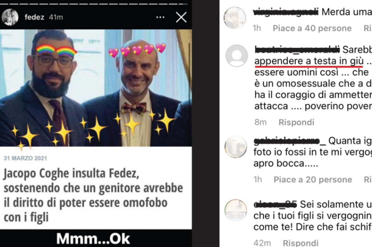 La risposta di Coghe a Fedez: «Condivide fake news e io vengo bullizzato»