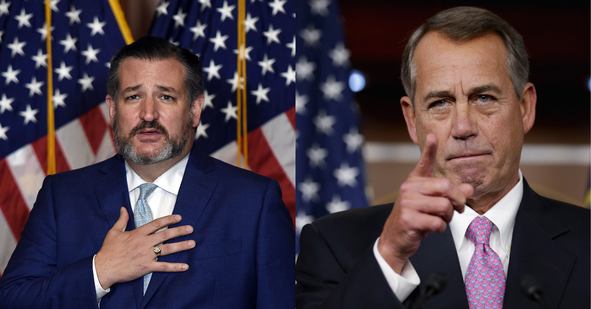 Ted Cruz Scorched After Suggesting He'll Use Former House Speaker's Book As Kindling