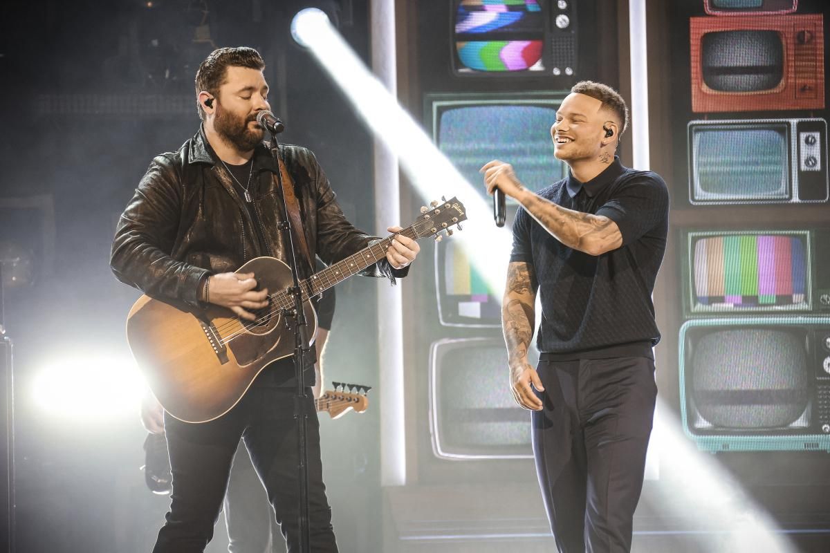 Chris Young and Kane Brown perform