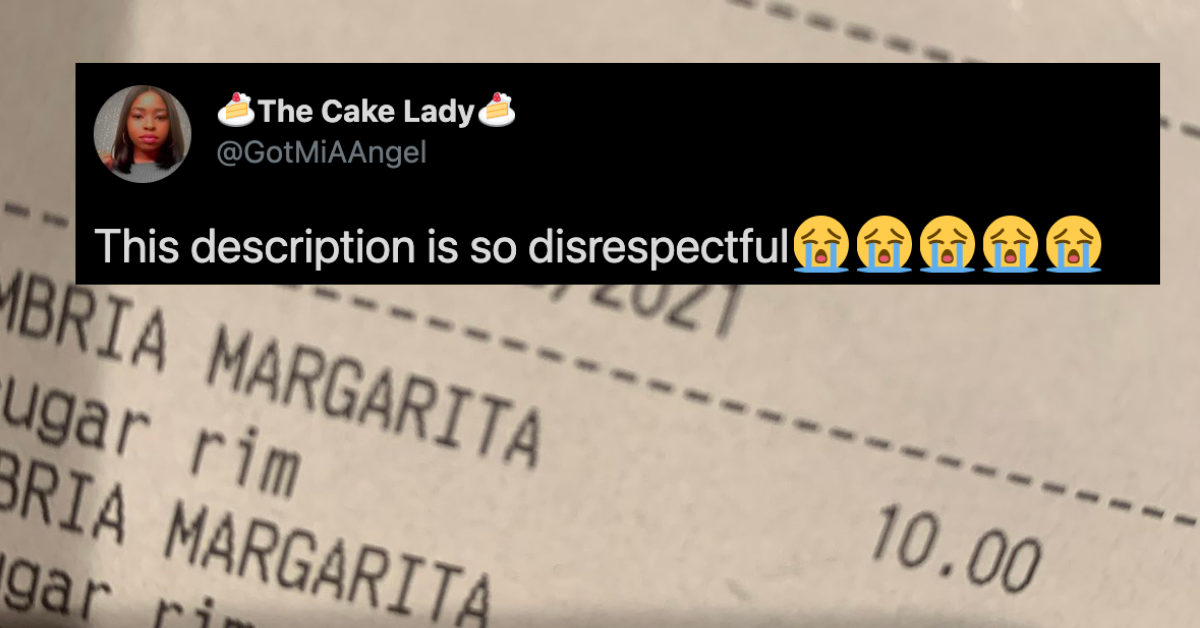 Woman Flabbergasted After Noticing The Rude Name She Was Given On Her Bar Receipt
