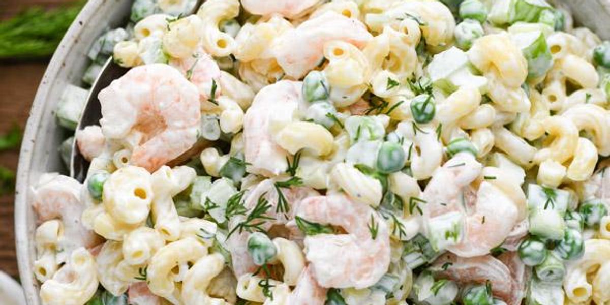 Aunt Bees Shrimp And Pasta Salad My Recipe Magic 4768