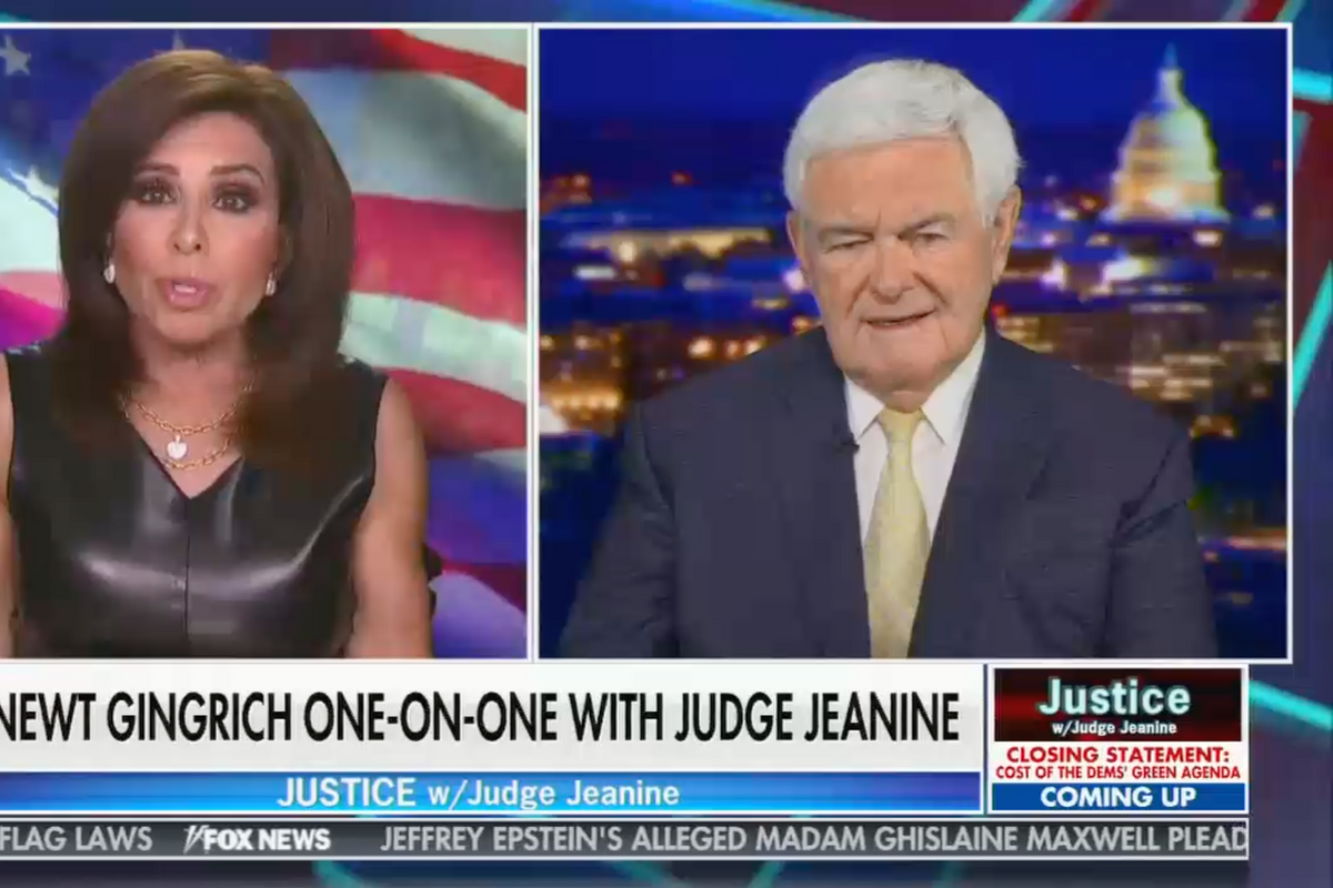 Newt Gingrich's Heart Breaks For 'People Of Traditional Values' Traumatized By Pride Flags