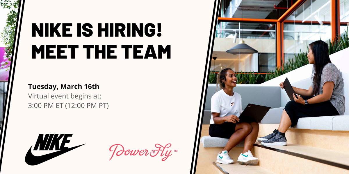 Behind-The-Scenes with Nike Technology: A Virtual Networking Event
