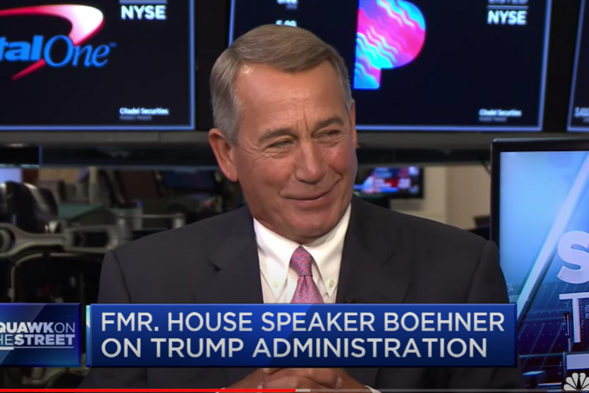 Don't Think John Boehner Likes That Loser Trump Guy Very Much