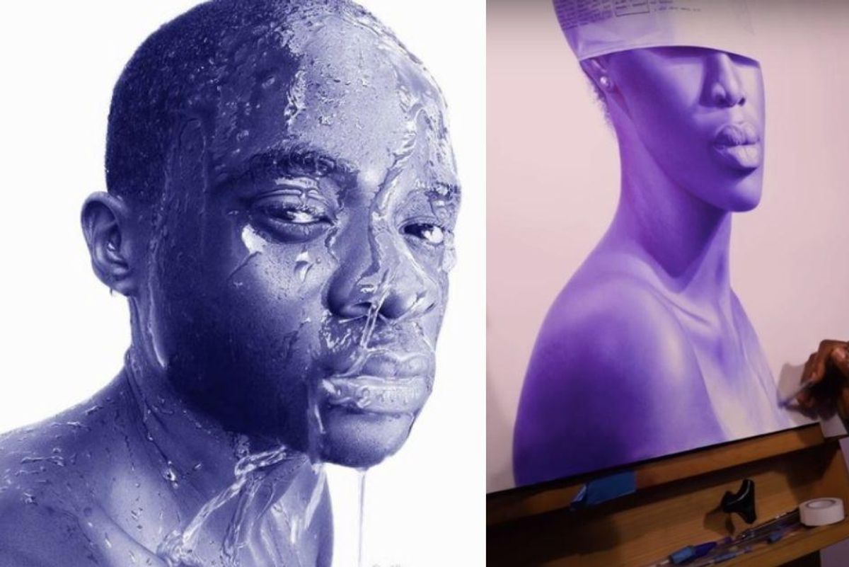 Self-taught artist makes hyperrealistic portraits with just a basic Bic ballpoint pen