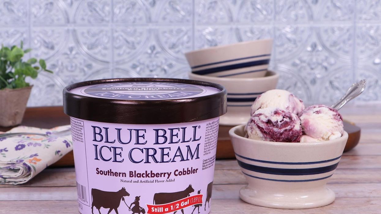 Blue Bell's Southern blackberry cobbler ice cream is back in stores
