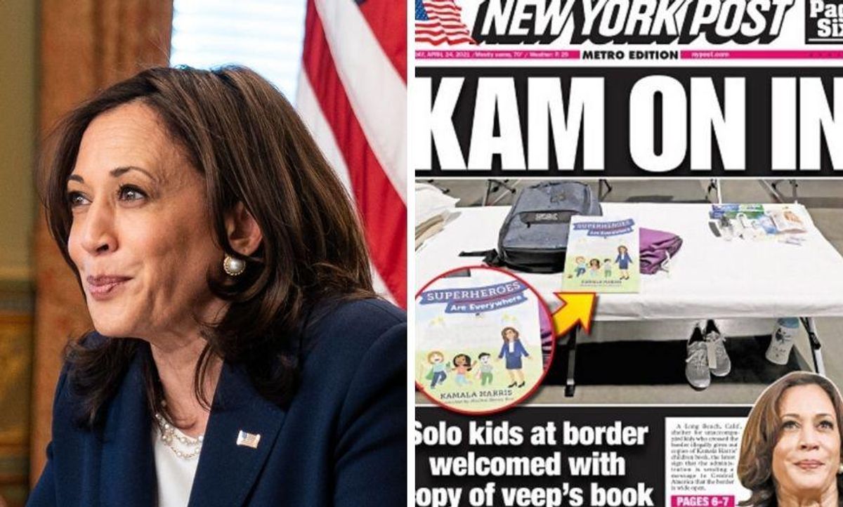 GOP Embarrassingly Fact Checked for Claim that Harris' Children's Book Is Handed Out at Border Facilities